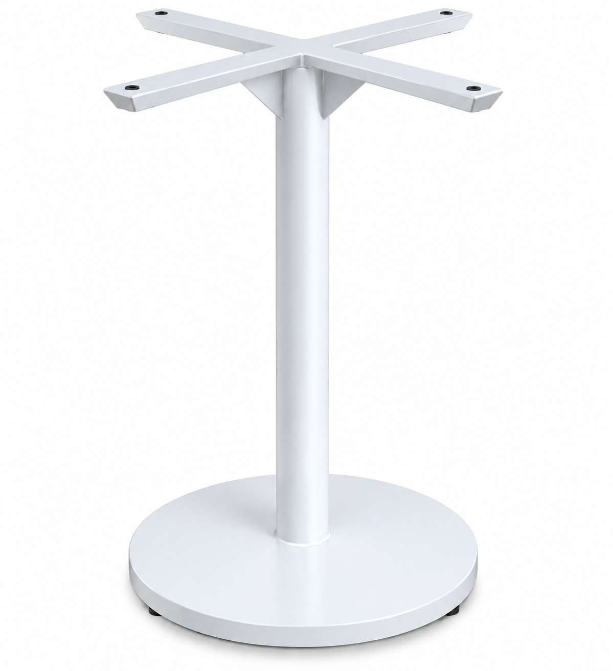 Pedestal placa redonda - Muebles Tubulares Ponce