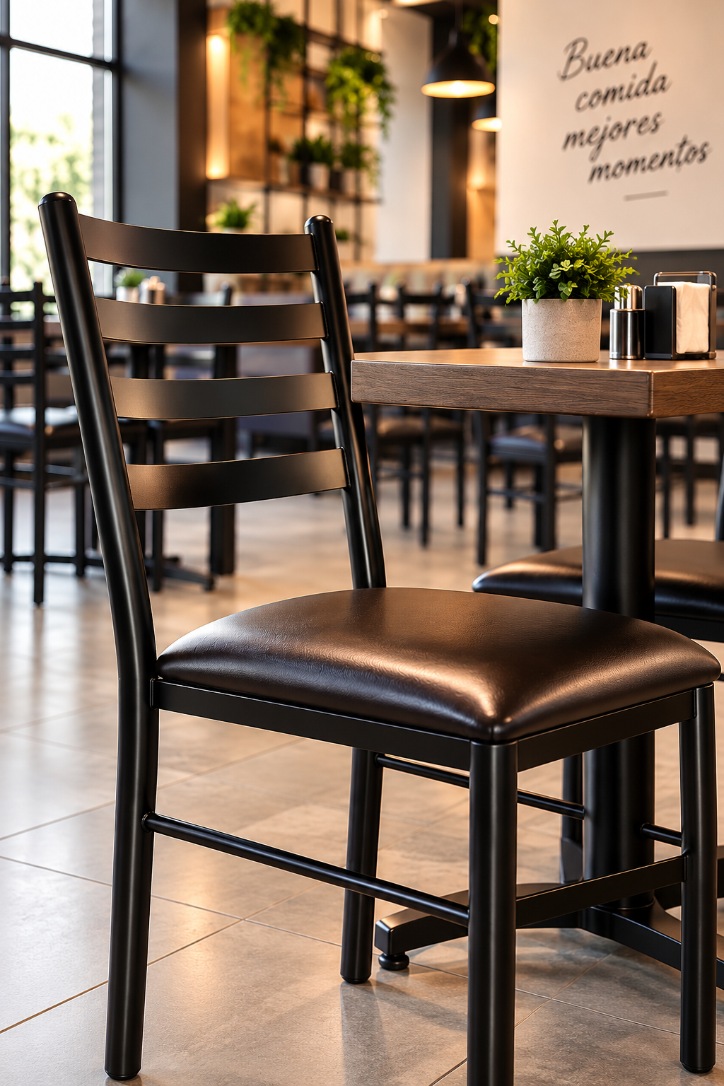 Restaurante equipado con muebles de Muebles Tubulares Ponce